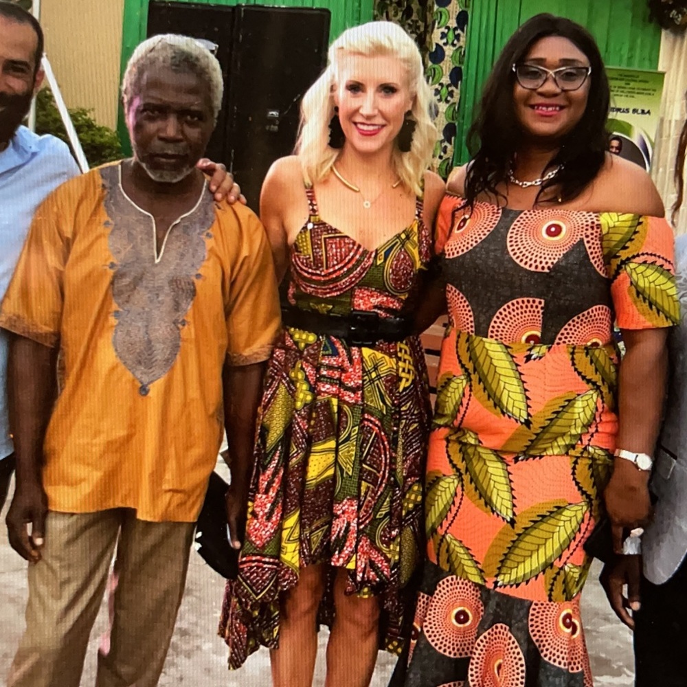 Custom Asymmetrical African SunDress